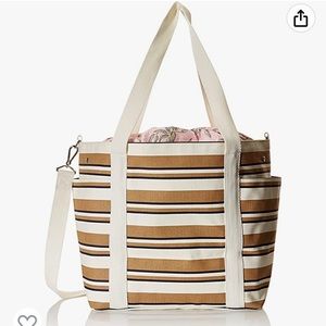 Vera Bradley Deluxe Canvas Tote Beach Bag